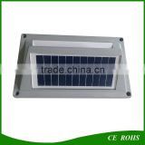 Solar Power Wall Mounted Lamp Long Lighting Time Aluminium Outdoor IP65 Waterproof Light with 5 LED for Garden
