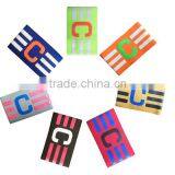 China factory wholesale 70*350mm customized hook and loop closure soccer captain armband