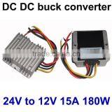 OEM Custom-made dc dc Buck Step-down Voltage Transformer 24V TO 12V 15A