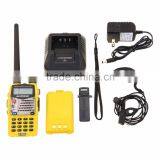 Yello Color Baofeng UV-5RA Ham Two Way Radio Dual Band VHF UHF Walkie Talkie 136-174 400-520MHz