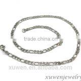 Custom Wholesale NK Figaro Stainless Steel Wallet Chains