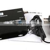 Signal to HDMI/VGA/BNC With 720P/80P 25/30Hz US/EU/UK/AU Plug Black HD AHD Video Converter thumbnail-5