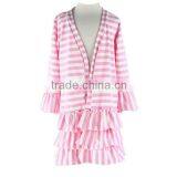 Children's Boutique Clothing Ruffle t Shirt Custom Deisgn Cute Comfort Colors T-shirts thumbnail-1