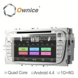 quad core Android 4.4 & Android 5.1 Ownice C180 car mulitmedia player for Ford Focus support OBD dvr