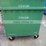 1100Litre Wleelie Bins in Public Area for Garbage Collections/outdoor Rubbish Cans With Lid thumbnail-6