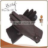 Middle Sex Thinsulate Leather Ski Gloves With Touch Screen thumbnail-2