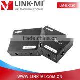 2015 LINK-MI/OEM LM-EX120 via RJ45 Cable 120m Point to Many Hdmi Extender Over ip Support Ethernet & IR