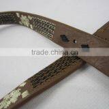 2.0 cm Widthe Brown High Quanlity PU Fashion Embroidered Belt for Girls thumbnail-4