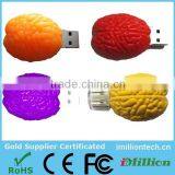 Bulk Wholesale Cartoon Brain Shape Usb Flash Drive thumbnail-2