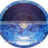 Lapis Lazuli Fashionable Sink Bowl For Bathroom Decoration