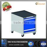 4 Drawers Industrial Metal Tool Storage Cabinet With Wheels