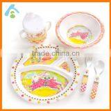 Very Popular Pruduct in Europe Melamine Plastic Children Dinnerware Set for Sale thumbnail-2