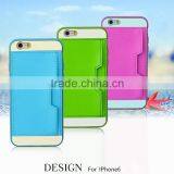 Wallet Leather Moblie Phone Case for Iphone 6 Plus With Credit Card Slot Phone Leather Case thumbnail-1