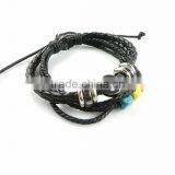 BOSHIHO Leather Braided Bracelet thumbnail-2