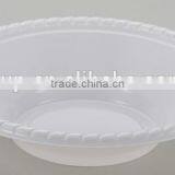 7''(18cm) White Round Plastic Disposable Bowl thumbnail-1