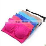 Newest Design and Best Quality Seamless Tube Bra Bra Hook and Eye Breast Forms One Size thumbnail-1