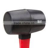 Plastic Mallet, Rubber Mallet Hammer Fiberglass Handle Rubber Mallet, 16-Ounce thumbnail-2