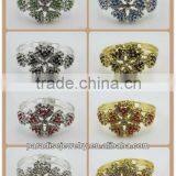 Heart Shape Design Handmade Rhinestone Alloy Cuff Bracelet&bangle -SB0010 thumbnail-1