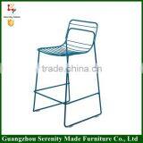 2016 Best Selling Cheap Wire Metal Bar Stool High Chair Furniture