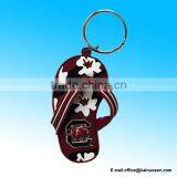 South Carolina Fighting Gamecocks Flip Flop PVC Keychain thumbnail-1
