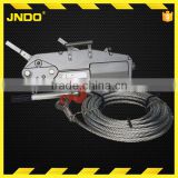 800kg manual fot tirfor with wire rope