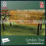 Modern Long Wood Park Bech Chair thumbnail-1