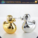 Gold-plated and Silver Plated Ceramic Duck Home Decor thumbnail-1