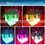 bright color flower pot/plastic led flower pot