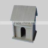 Eco-friendly Unfinished Small Wood Crafts Wooden Decorated Bird House thumbnail-3