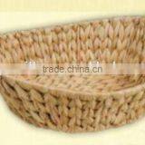 Sea Grass Storage Baskets With Wood Handles thumbnail-1