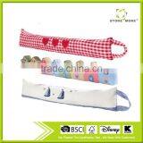 Store More Simple Design Sand and Cotton Stuffed Strip Canvas Door Stop thumbnail-1