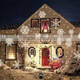 Waterproof Moving Snow Laser Projector Lamps Snowflake LED Stage Light For Christmas Party Landscape Light Garden Lamp Outdoor thumbnail-2