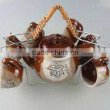 Color-glazed Coffee Set thumbnail-2