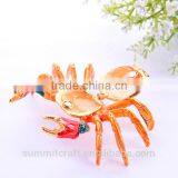 Creative Jewelry Boxes Wholesale Metal Jewelry Box Crab Figurine thumbnail-2