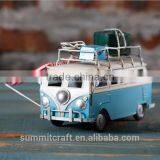 American Tourist Bus Vintage Metal Car Model thumbnail-3