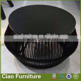 Customized Outdoor Round Rattan Furniture Coffee Table thumbnail-1