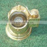 Brass Helmet Compass, Nautical Compass, Nautical Ship Compass, Brass Nautical Compass, Wooden Brass Compass, thumbnail-1
