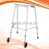 ALUMINUM FIXED RIGID NON FOLDING WALKER With WHEELS( FIXED Walker,walking Aid) thumbnail-1