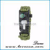 Wilderness Survival Guide Braided Military Bracelets Camping Hiking Gear thumbnail-3