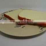 Natural Bamboo Fiber Tableware Round Plate thumbnail-3