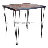 Hot Sale Iron Black 3 Rod 28 Inch Metal U Shape Table Leg thumbnail-1