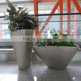 Gold Fiberglass Planter thumbnail-1