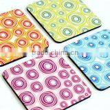 2017 Round Wooden Coasters Rainbow Colorful Circle Coasters Made in China