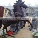 Bronze Jumping Horse Sculpture for Street Decoration thumbnail-1