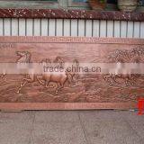 Bronze Horse Wall Relief Sculpture thumbnail-1