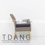 Capella Wicker Dining Chair - Outdoor Furniture - Vietnam Poly Rattan Chair thumbnail-3