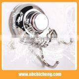 High Quality Wall Mounted Double Hook Sliver Bath Hooks thumbnail-2