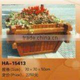 Solid Wood Park & Street Beautiful Flower Planter (HA-15413) thumbnail-1