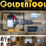 70mm Gasoline Petrol Gas Powered Power Construction Hammer Fence Post Piling Driving Machine Tools Mini Pile Driver thumbnail-2