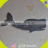 2017 New Design Home Decoration Wooden Wall Decor Top Fashion Whale Shape Wooden Wall Decor W09D017 thumbnail-3